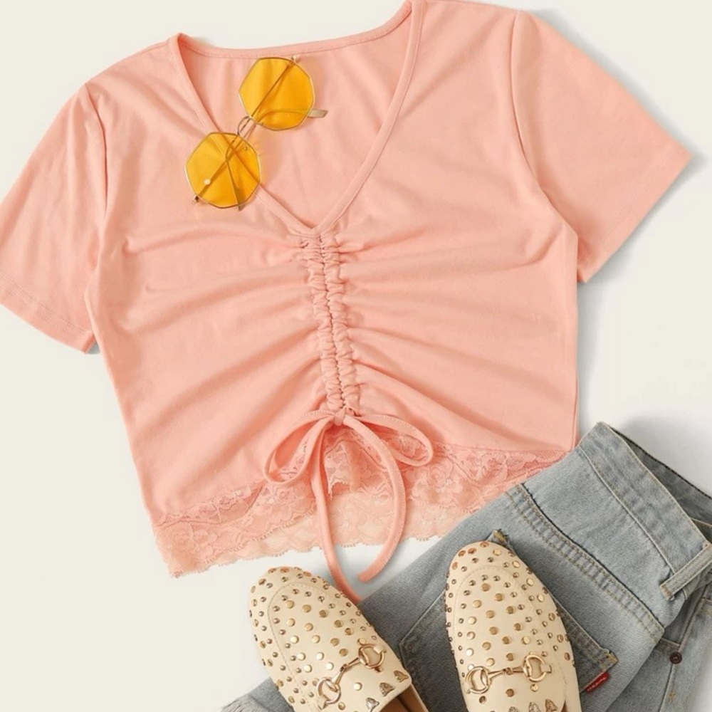 ROMWE Bright Orange Top
